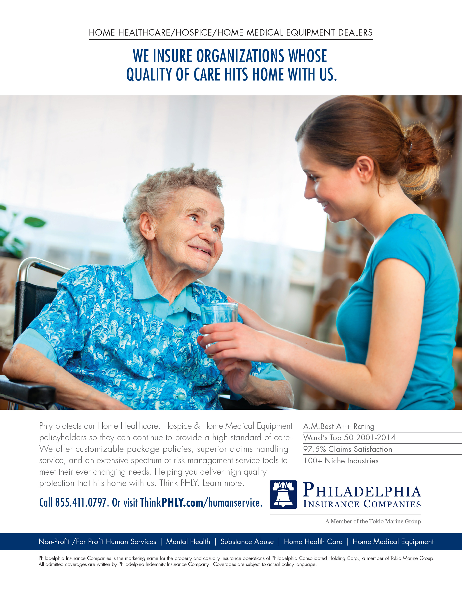 PHLY Home Health Philadelphia Insurance Companies