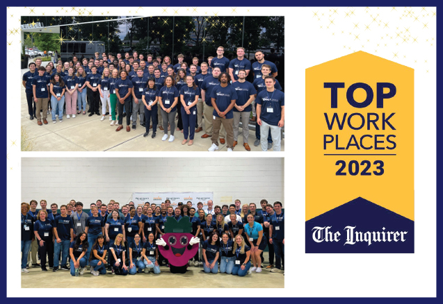 PHLY Ranked #2 Among Large Workplaces in Philadelphia 